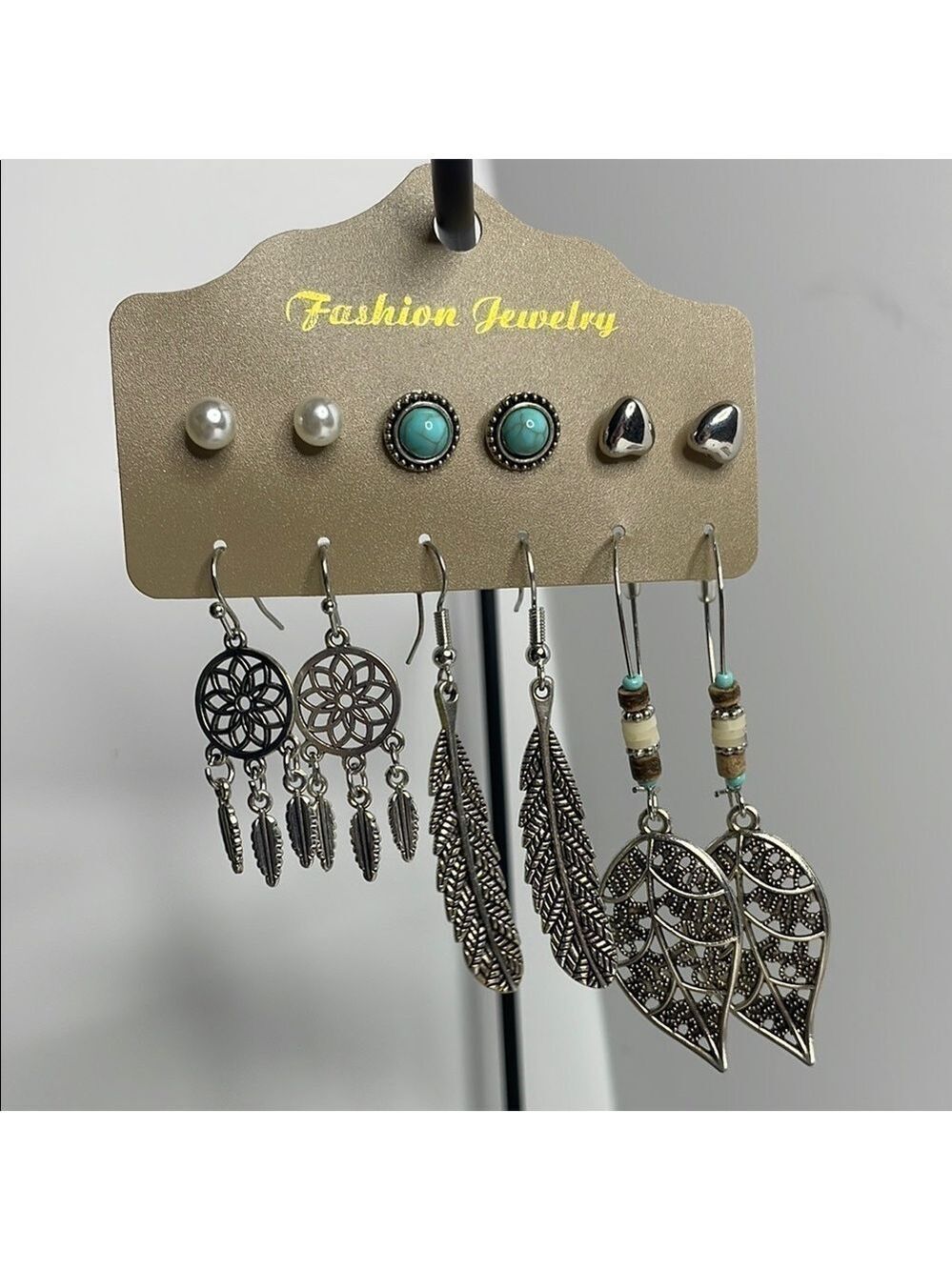 Fashion Jewelry Silver and Blue Earrings Collection